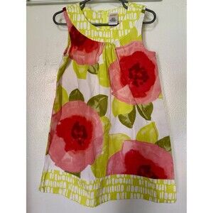 EUC Gymboree Girls' Floral Dress Size 5 Sleeveless